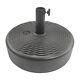 T&Jero Round Heavy Duty Plastic Patio Umbrella Base Stand Weight for 75 lb