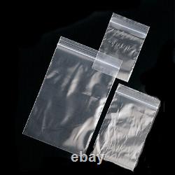 Top Lock Zip Seal Clear Reclosable 4-Mil Plastic Bags Jewelry Storage Baggies